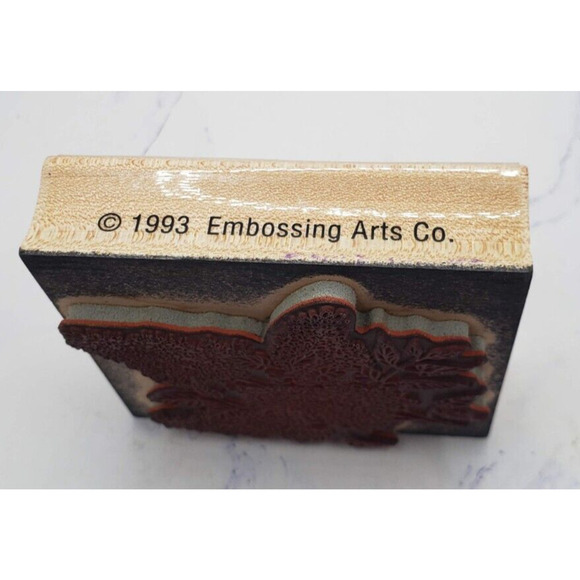 Embossing Arts Branch Of Lilacs Wood Mounted Rubber Stamp - Picture 6 of 8